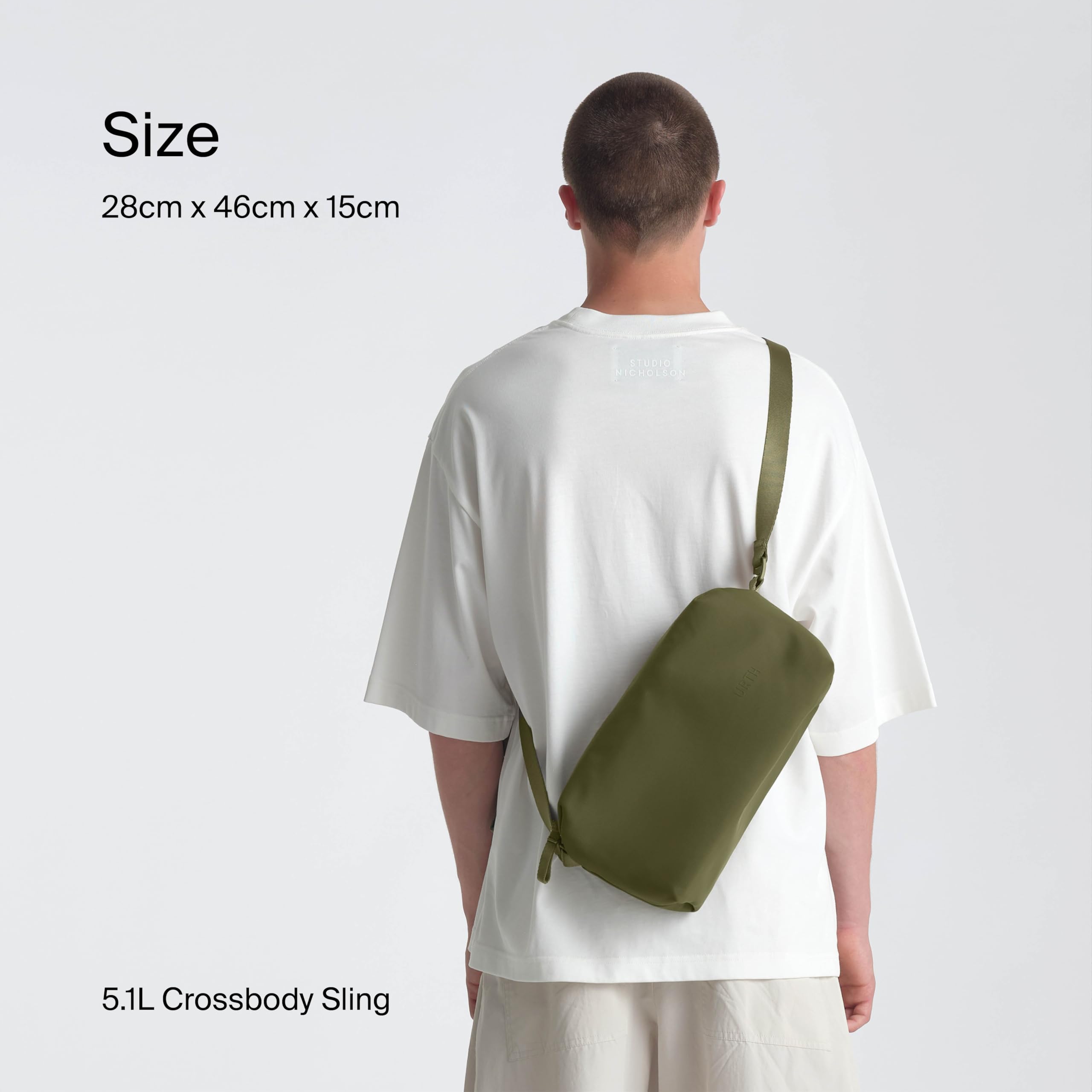 Urth Dolomite 5.1L Crossbody Camera Sling Bag - Odporna na warunki atmosferyczne + z recyklingu