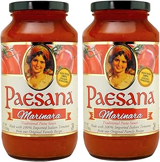 Paesana Traditional Marinara Pasta Sauce — Gluten Free, Vegan Friendly a...