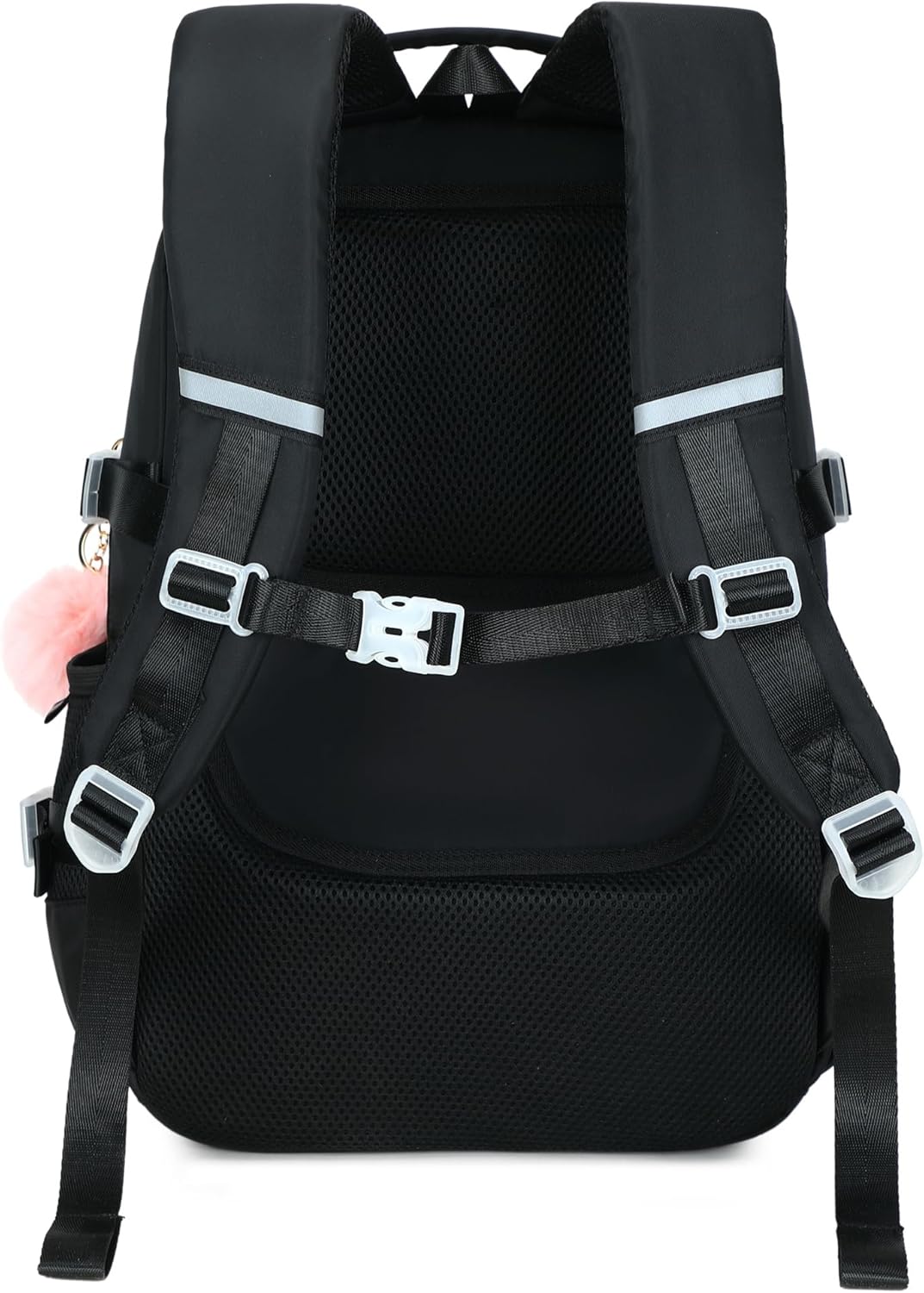 Backpack for Girls, 15.6 Inch Laptop School Bag Kids Kindergarten Elementary College Backpacks Large Bookbags for Teen Girl Women Students Casual Travel Daypacks (Black)