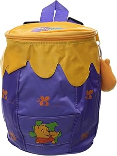 شنطة يد للأطفال H200 متينة من تصاميم ديزني بتصميم ويني بوه الكلاسيك بجزء داخلي واسع طراز 170265، متعددة الألوان، مقاس 25 سم