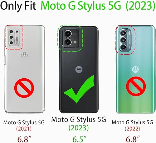 Miniatura 2 de Funda para Motorola G Stylus 0.18 oz 2023, Moto G Stylus 0.18 oz 2023 para mujer, galvanoplastia, estética de lujo, moderna, bonita, protección de