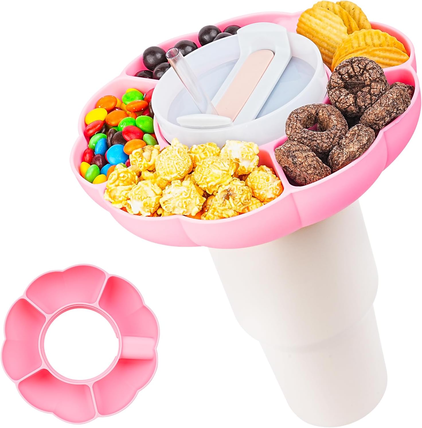 Amazon.com: Giifnonnt Snack Bowl for Stanley 40 Oz Tumbler with Handle ...