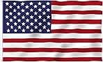5x3 Ft American Outdoor Flag US Flag Bright Color and UV Fade Proof Canvas Header and Double Stitched - USA Flags with Brass Grommets