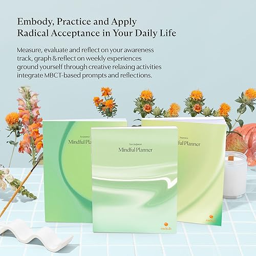 Vista 34 de Switch Research Paquete de planificadores tranquilos – Planificador de objetivos sin fecha desarrollado por psicólogos – 3 planificadores de cuidado