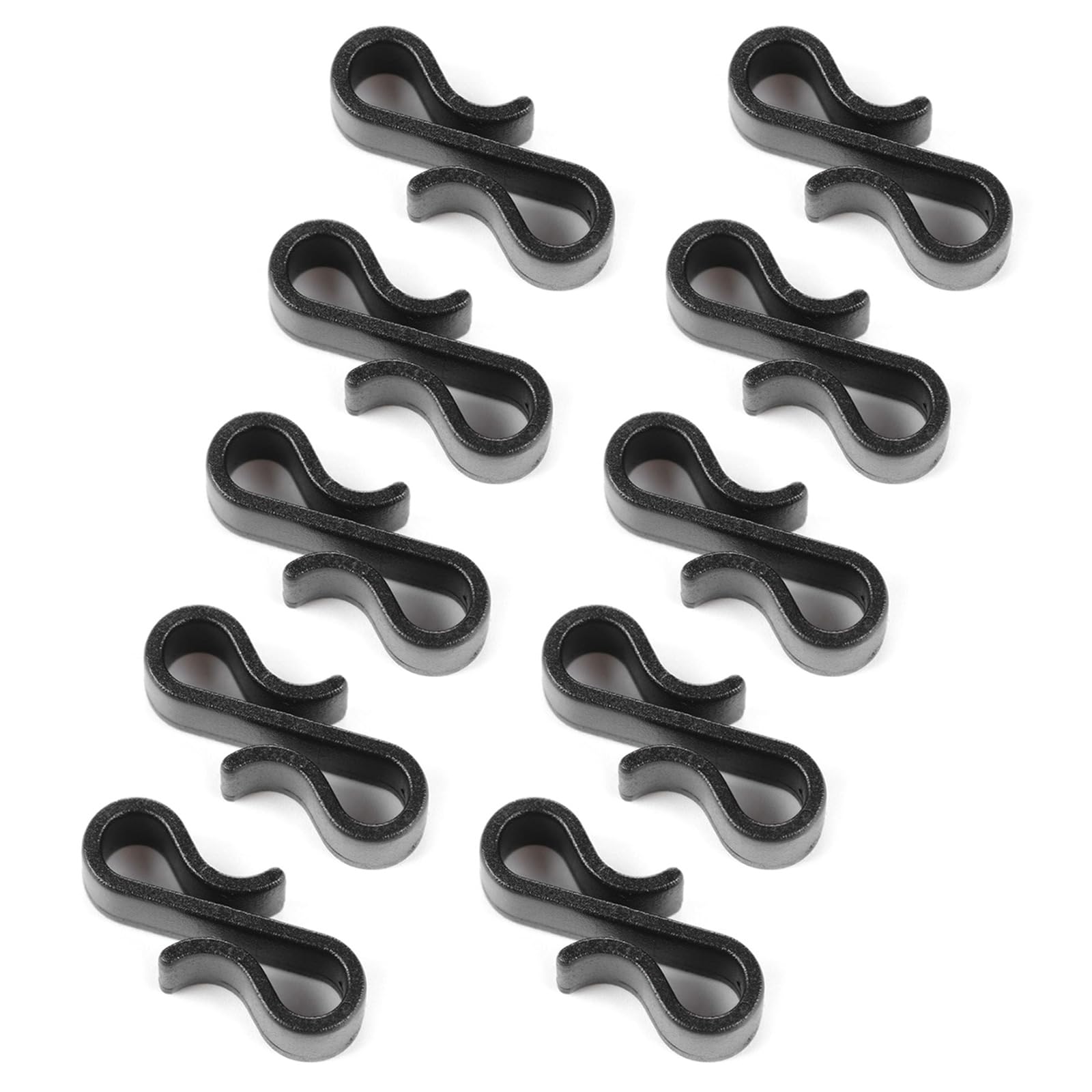 10/50Pcs Christmas Tree Home Decoration Hooks Gutter Hooks Reusable S Hooks Outdoor Light Clips Enduring