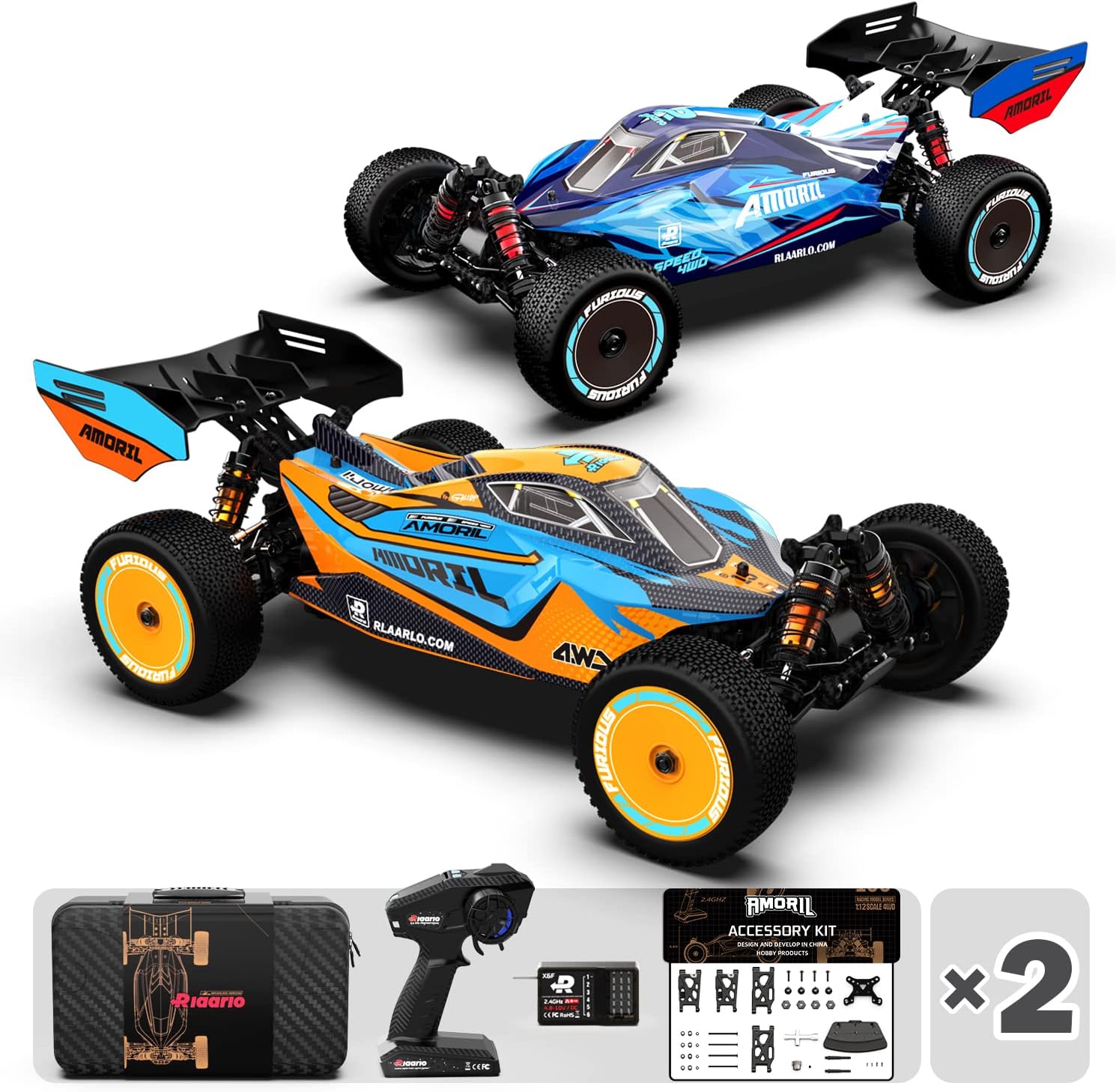 AMORIL 112 Brushless RC Cars for Adults Top Speed 90+KPH