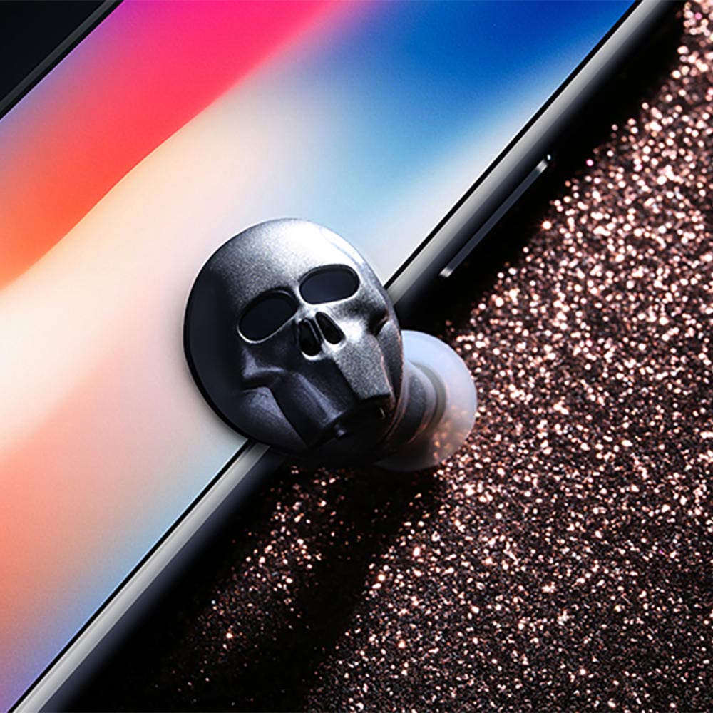 Bezprzewodowa słuchawka Bluetooth z kością czaszki z mikrofonem z redukcją szumów Hi-Fi zestaw głośnomówiący Bass Stereo Mini mikro słuchawka douszna Double the comfort