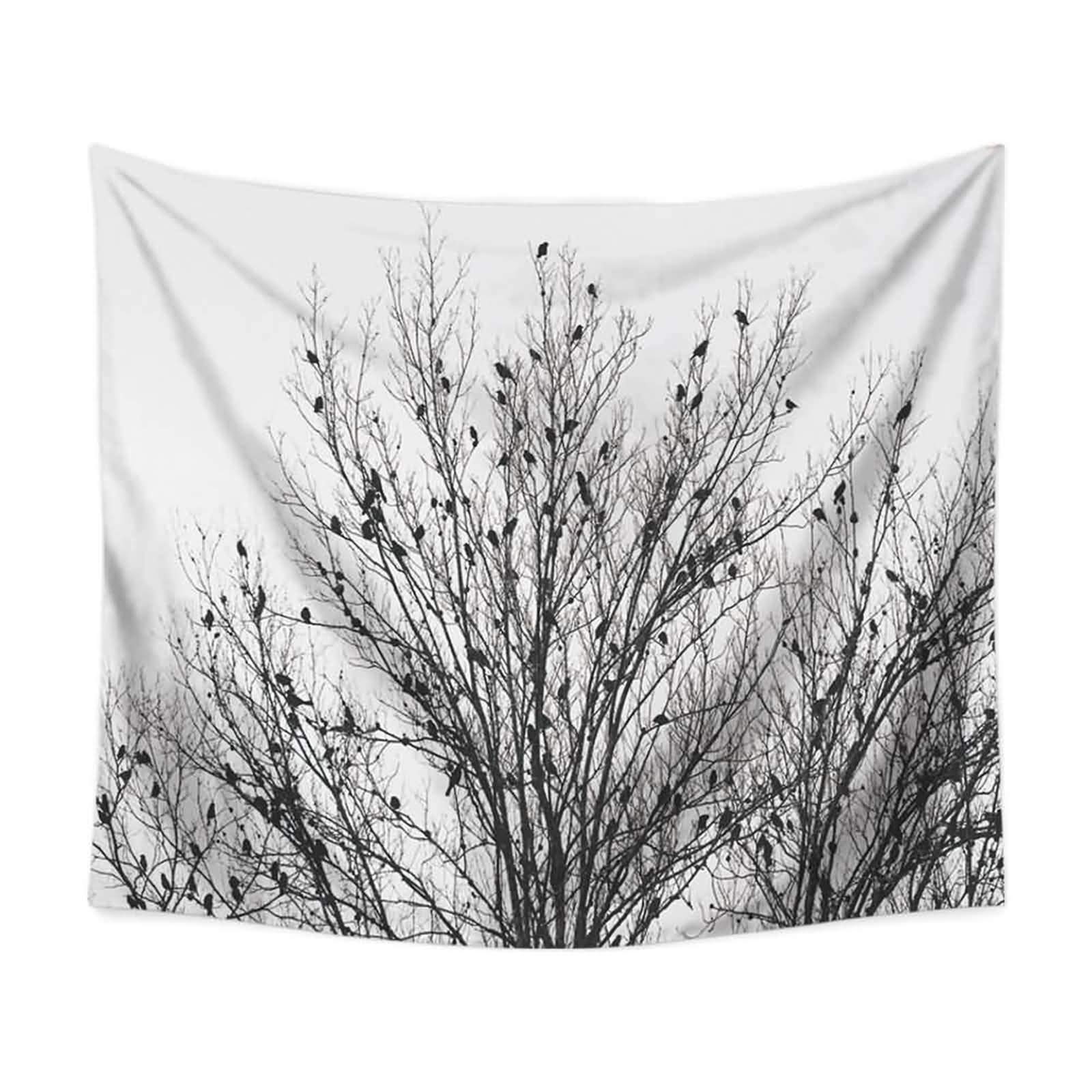Tenture murale decoration pour masquer un mur vide style vintage B