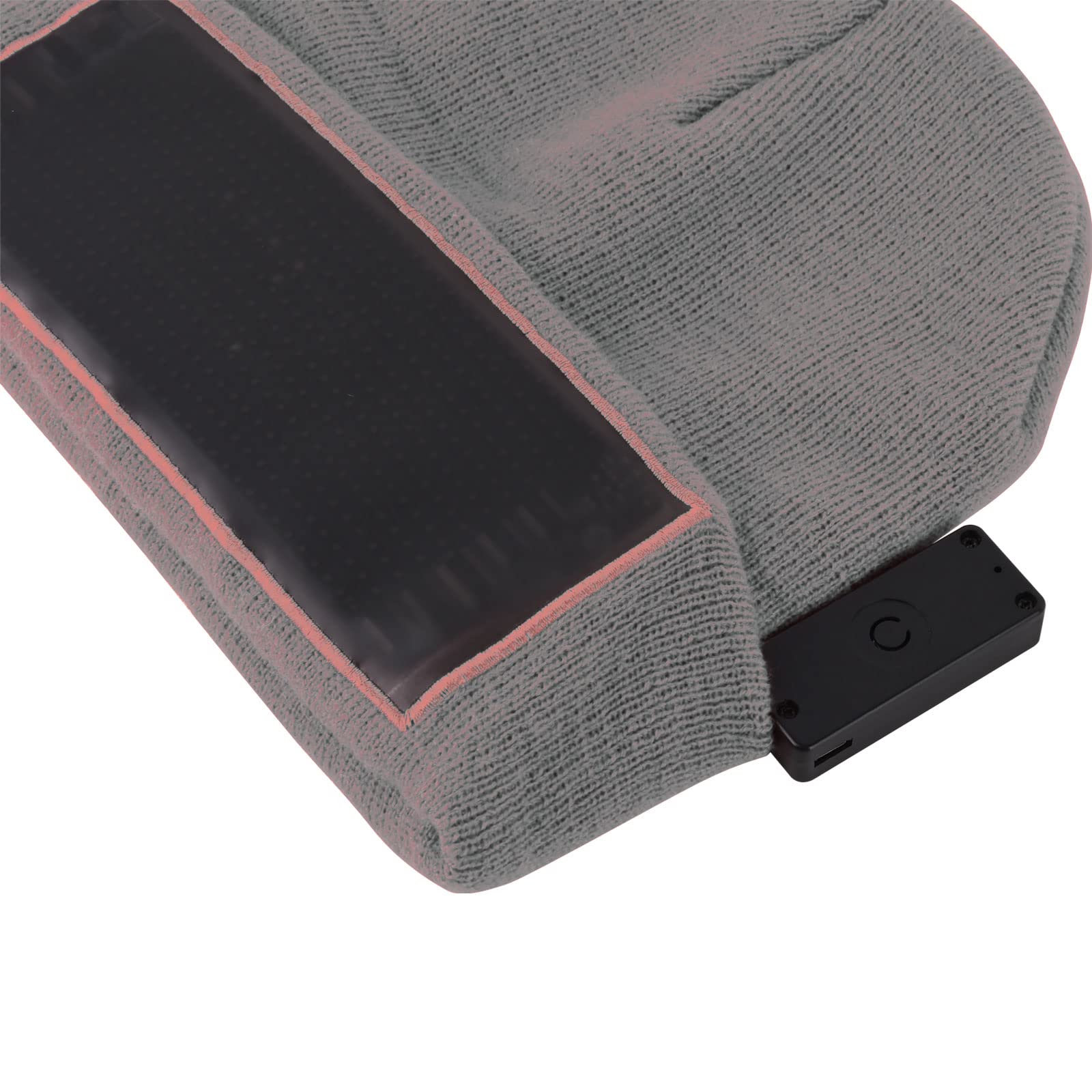 AF-WAN LED-Display Hut beleuchtete Beanie Mütze Bluetooth APP programmierbar Smart Cap (Text, Musik, Bild, Zeichnung) Party Weihnachten (schwarz)