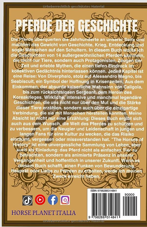Pferde der Geschichte (Pferde im Wandel der Geschichte, Erzählungen und Legenden, Band 1)