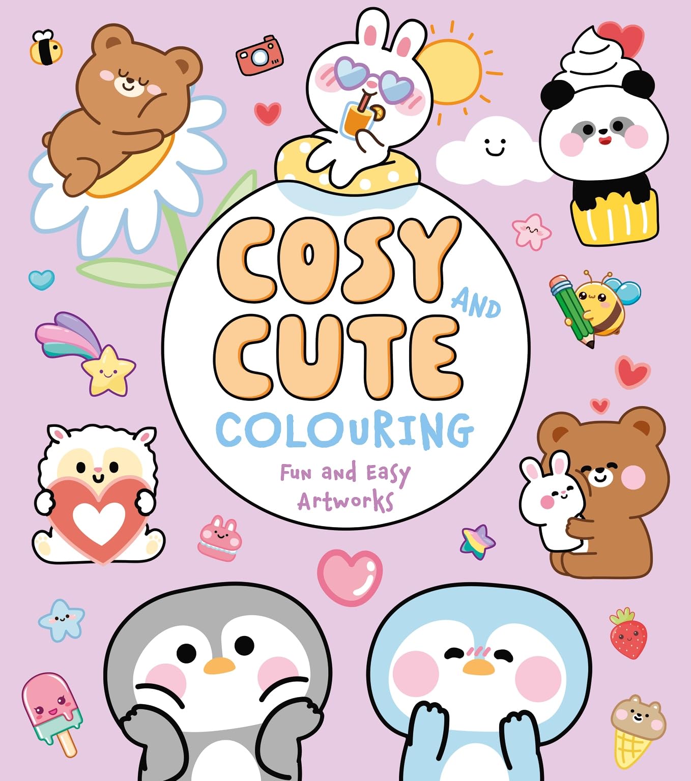 Cosy and Cute Colouring: Fun and Easy Artworks (Cosy Time)