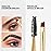 Docolor Eyebrow Brush Duo Eyebrow Spoolie 3Pcs Professional Angled Eye Brow Brush Perfect for Lining and Shaping Brows, Spoolie for Brows or Lashes Black