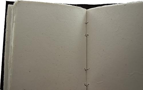 Miniatura 8 de Everest Explorer diario con papel hecho a mano lokta y piel de búfalo de agua. Fabricado en Nepal. (6.75x 8.75inch) por Kathmandu Valley Co.