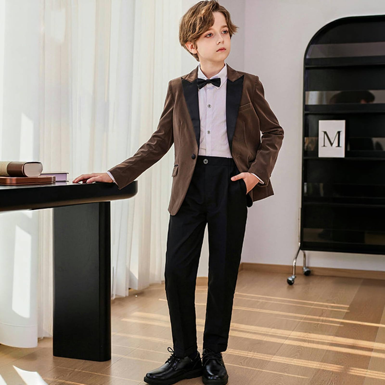 Formeller Blazer für Jungen, Übergröße, Knopf, Sportmäntel für Kinder, Outwear, Dinnerparty