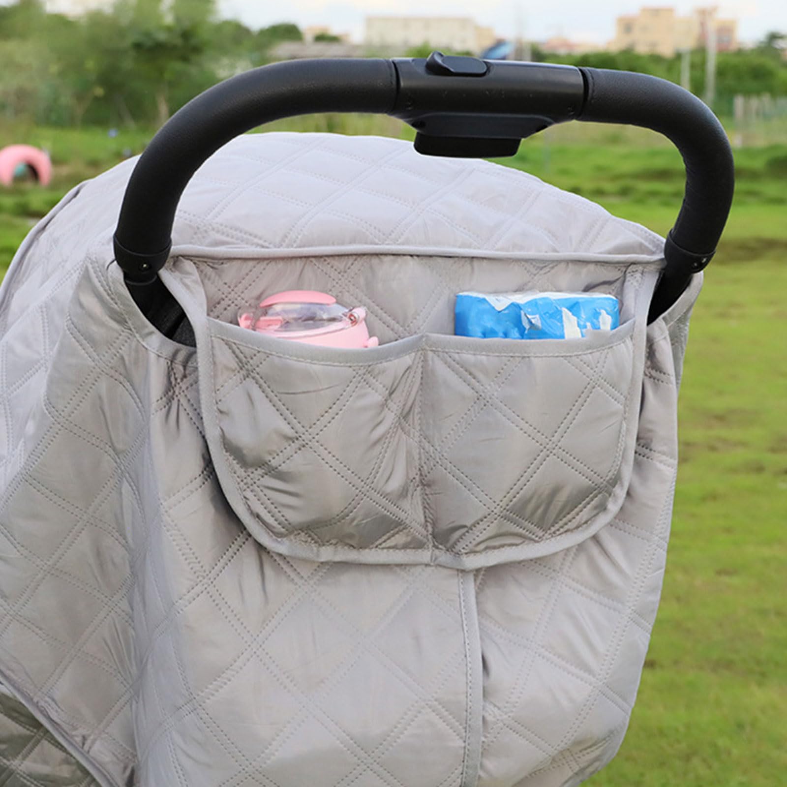 Coprisedili per passeggini con cerniere, accessori per passeggino, traspiranti, resistenti alle intemperie e alla pioggia