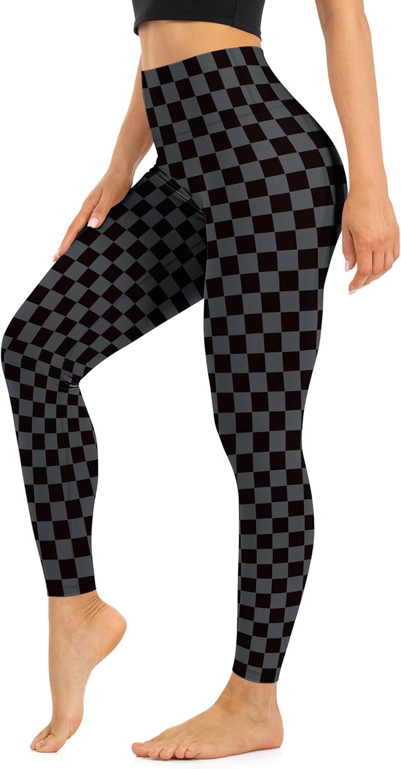 Blisset High Waist Leggings for Women - Opaque, Soft Tummy Control Athletic Pants for Yoga, Running, Workout and Gym