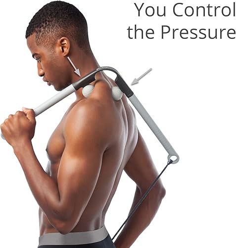 Miniatura 3 de Body Back AccuMassage - Herramienta de masaje de doble punto de presión y martillo de masaje, diseño 2 en 1, herramienta de masajeador de cuello