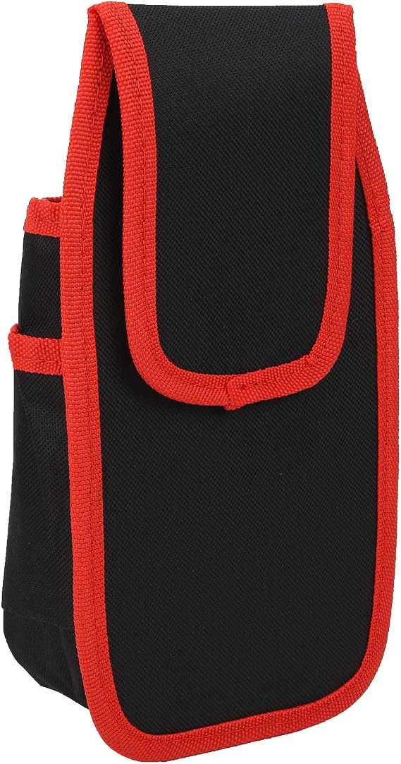Electrician Waist Bag, Multi Functional Compact Design Durable Material Multiple Pockets Tool Pouch for Electricians Technicians in Construction Maintenance Electrical Repairs