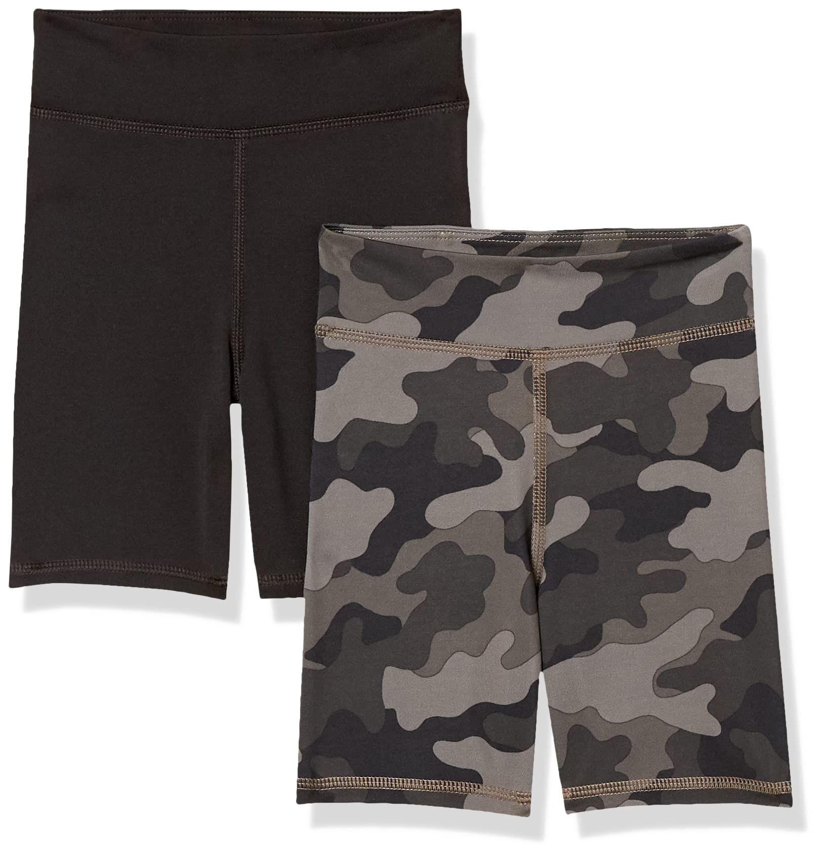 Amazon Essentials Pantalón Corto de Ciclismo de Altura Media Niña, Pack de 2 WDCHAOYUE Pantalones de lino para mujer, pantalones ligeros de verano, elegantes pantalones de verano de tela, pantalones palazzo de cintura alta, pantalones casuales de lino con cordón y bolsillos