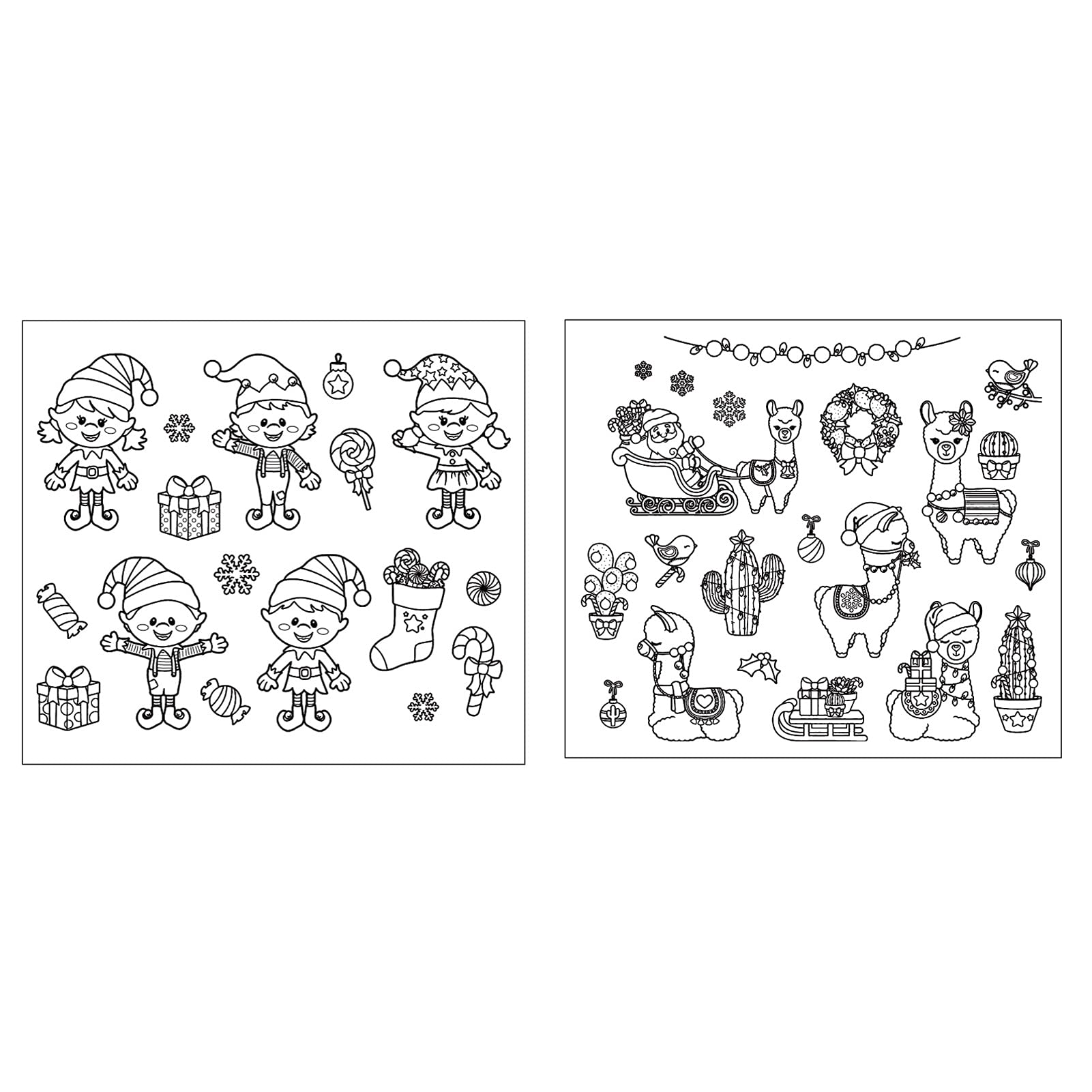8 Sortes De Halloween Noël Timbre Transparent Carte De Timbre En Silicone Pour La Fabrication De Cartes Décoration Bricolage Scrapbook Journal Modèle De Carte De Voeux