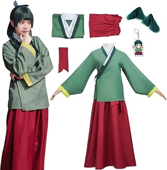 Adult Anime Costume Maomao Cosplay Costume Apothecary Diaries Cosplay Maomao Costume and Wig