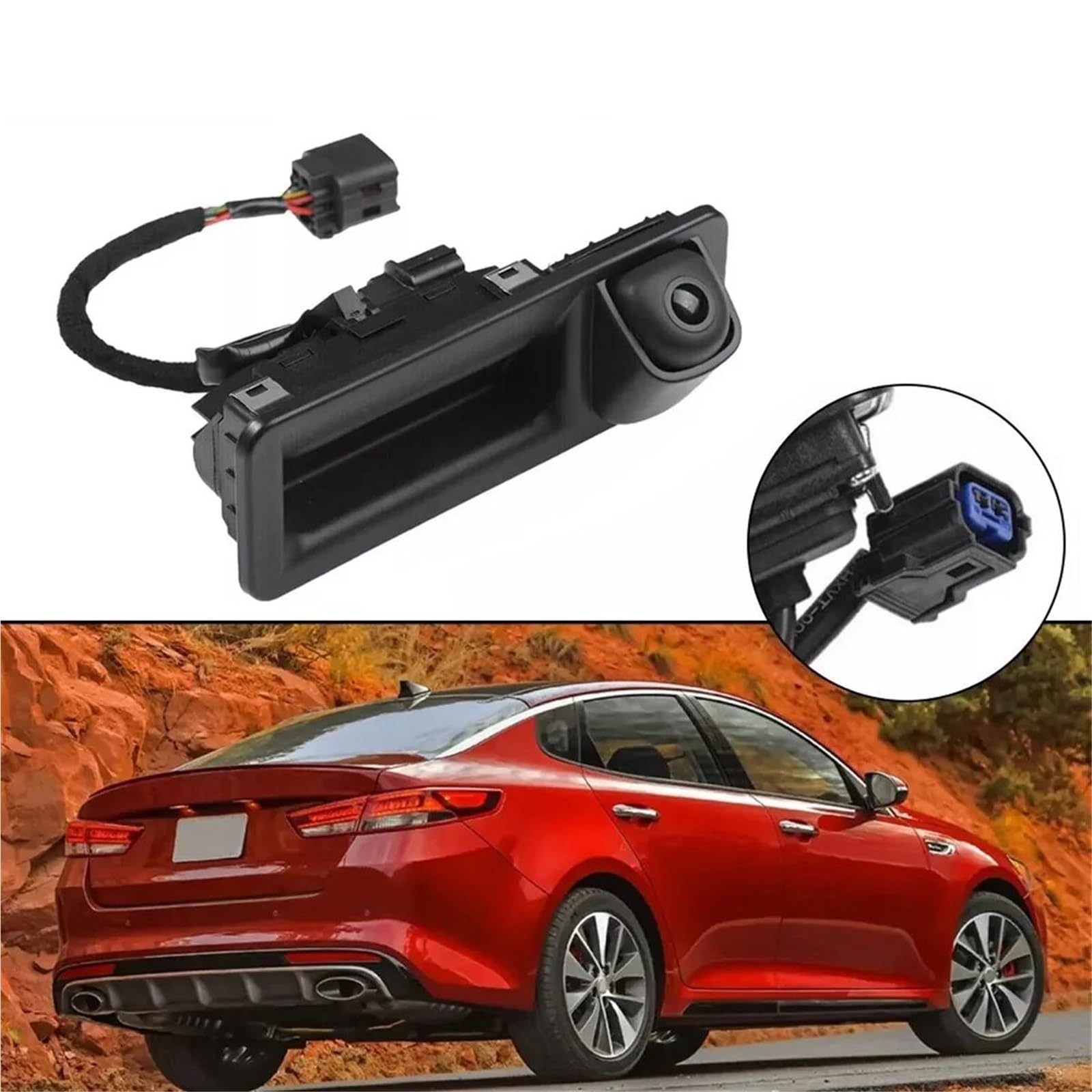 95760-D4500 Caméra De Recul pour Voiture Stationnement avec Poignée pour Kia K5 pour Optima Hybrid 2016-2018