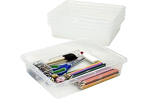 Storex Clear Storage Trays: The Ultimate Organization Solution