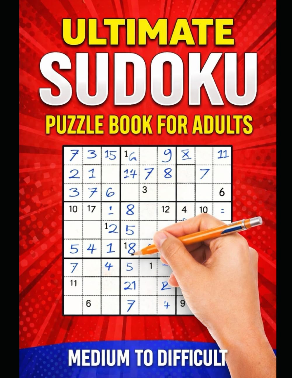 Medium Sudoku Puzzle Book for Adults: 100 Medium-Level Sudoku Puzzles with Full Solutions