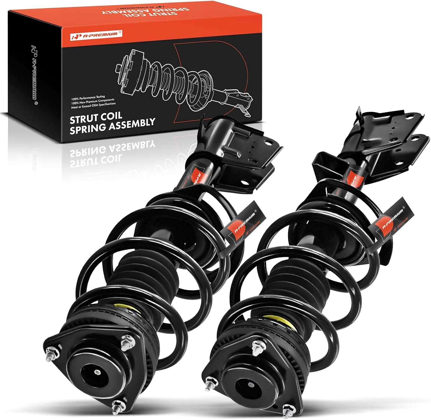 A-Premium Front Complete Struts Compatible with Chrysler Pacifica 2017 2018 2019 2020-2x Replacement Suspension Shock Absorber with Coil Spring Assembly