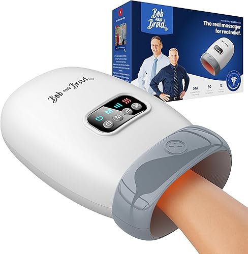BOB AND BRAD Masajeador de manos con calor y compresión, apto para FSA-HSA, masajeador de manos inalámbrico H60 para artritis y túnel carpiano,