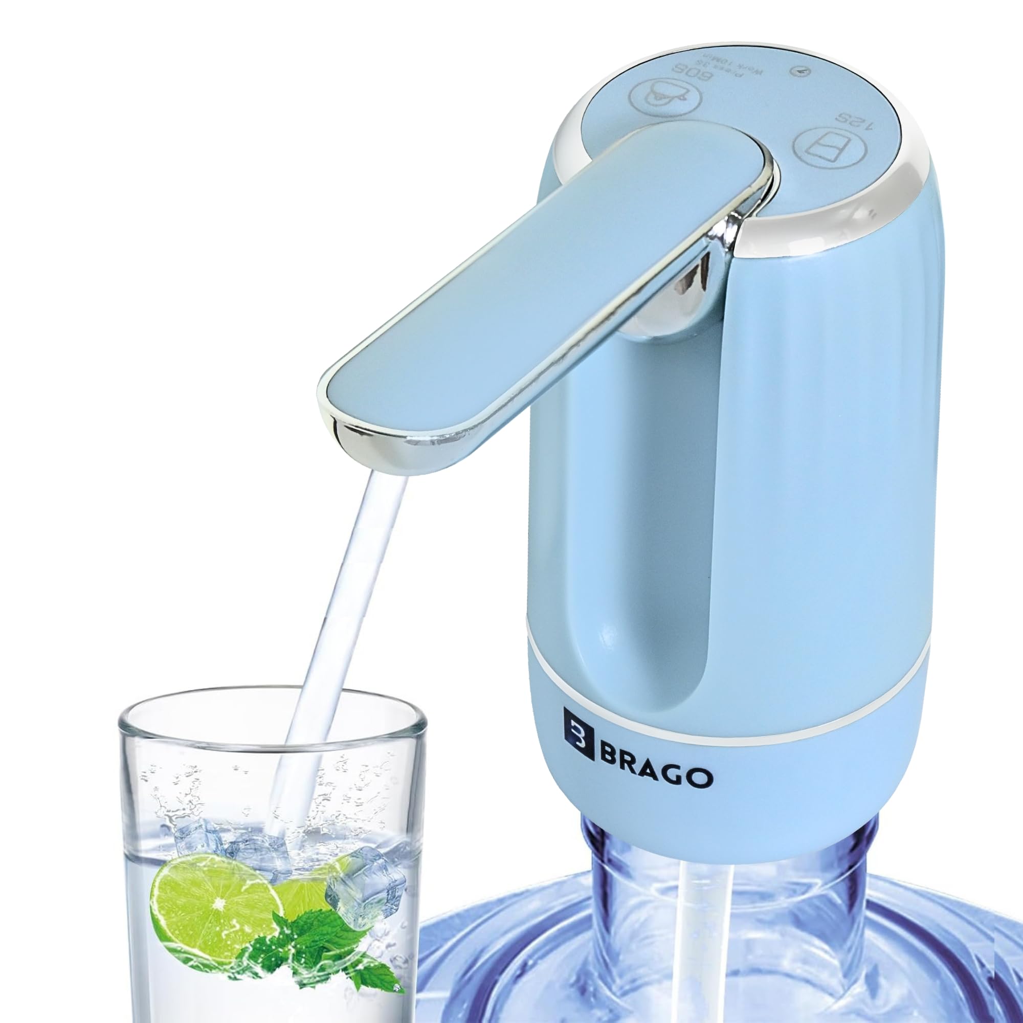 Brago Automatic Water Dispenser For 20 Litre Bottle Can,1200Mah Battery With Type C,Portable Wireless Water Pump With Smart Buttons,Foldable Water Bottle Pump For Home/Office/Outdoor,Blue (B0D67B7NXY) Amazon Price History, Amazon Price Tracker