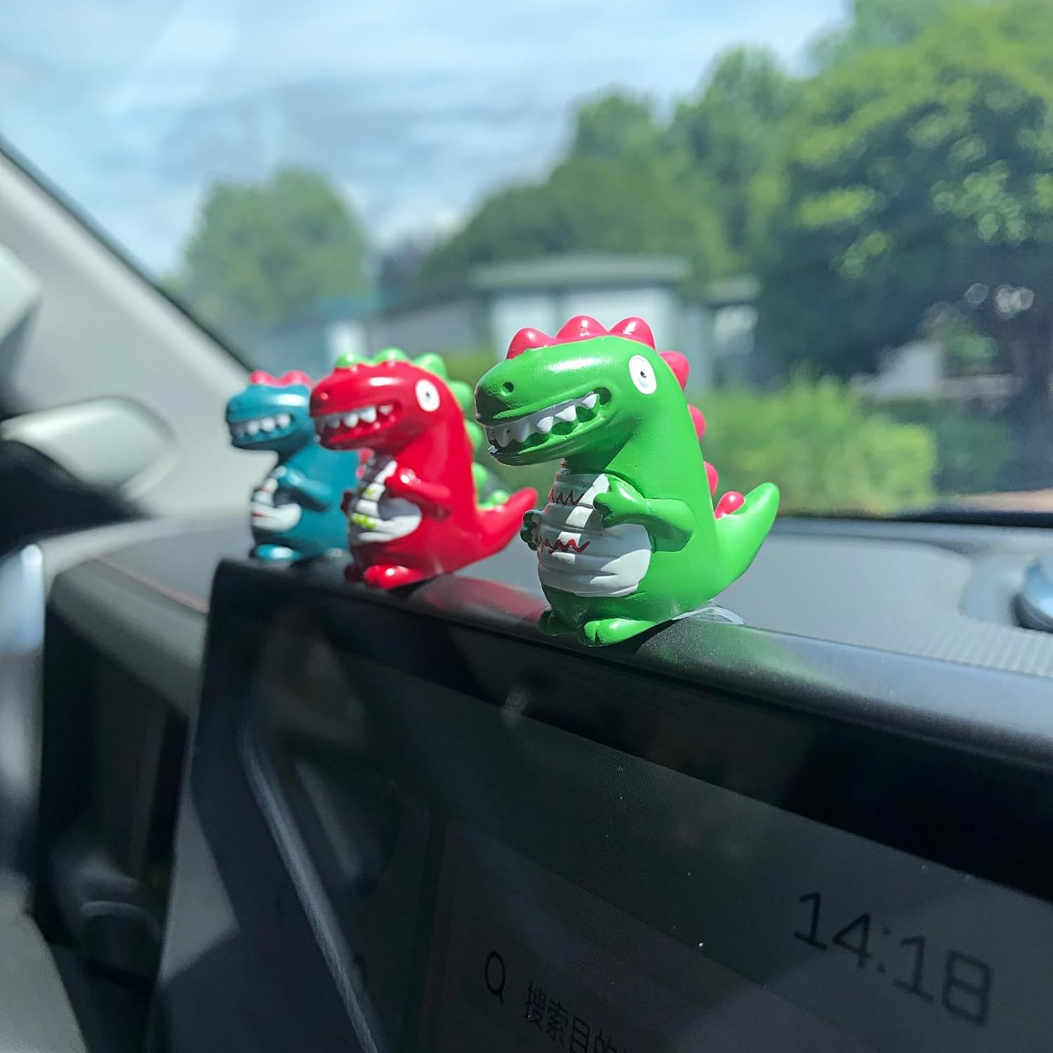 Funny Dinosaur Car Dashboard Decorations Accessories Interior for Men Women image 4