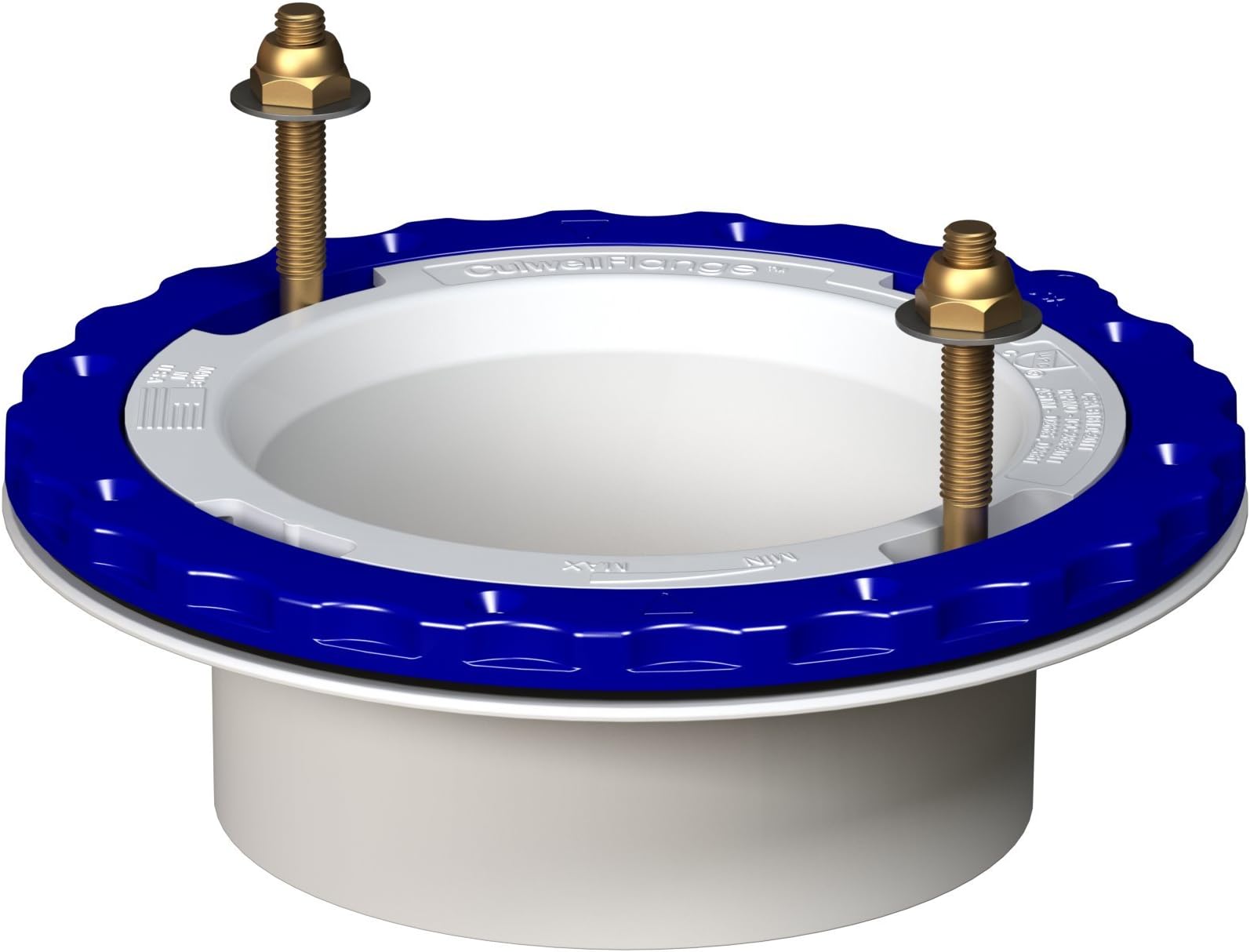 CulwellP4-PK Floor Protecting Toilet Flange (6 Pack), 4", Piece