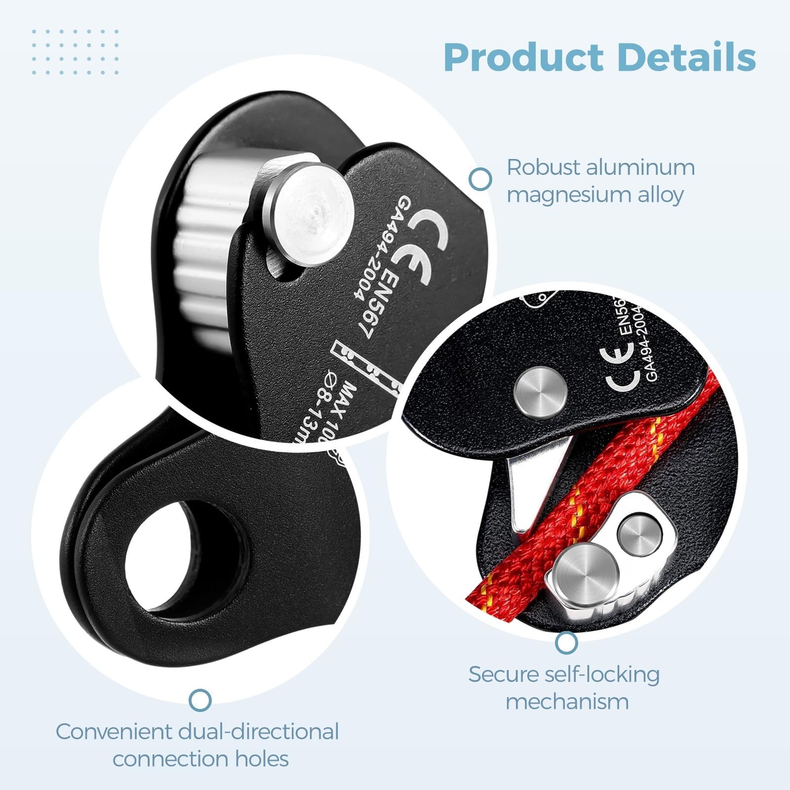 Ultrascenders Large Red - Climbing Ascenders