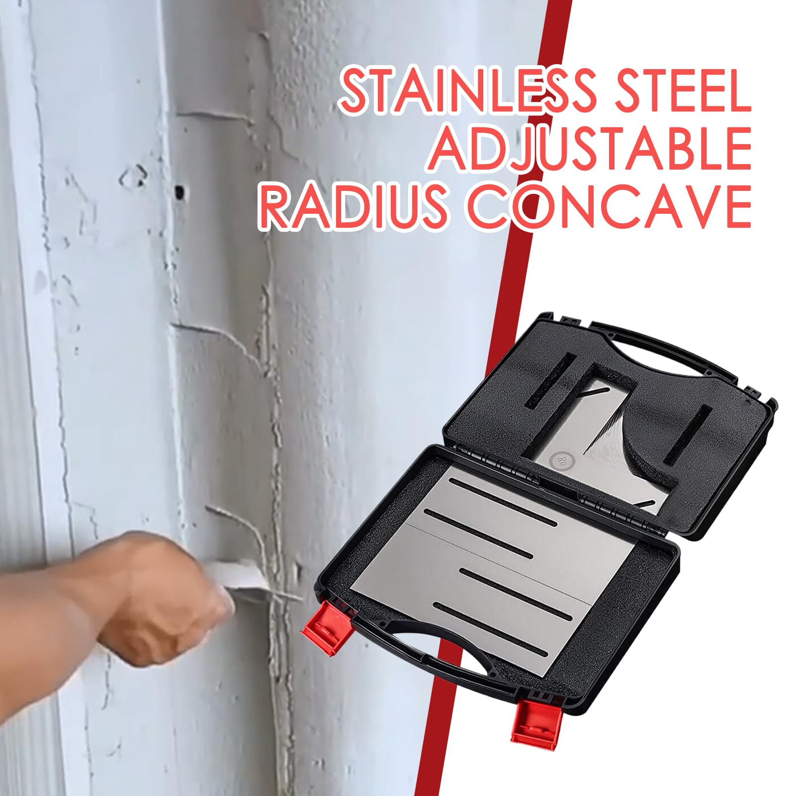 Raschietto per Vernice Raschietto in Acciaio Inossidabile per Pulizia | Rimuovi Rivestimenti con Design per Casa Muro Pavimento Finestra Mobili Decorazione Carta da Parati