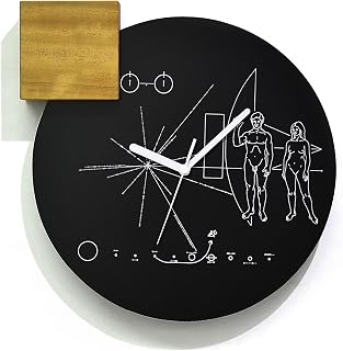 Illusion Modern Black Aluminum (ACP) Wall Clock - Home Office Decor - Office Wall - Personalized Graduation Gift - Minimalist - Architect