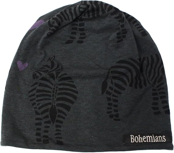 Amazon ボヘミアンズ Bohemians W Cap Love Zebra Grey 10 M F Grey ニット 通販