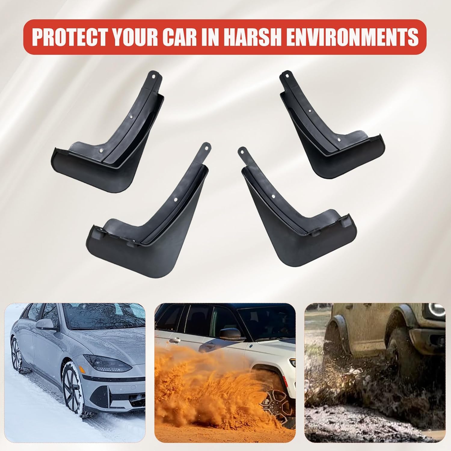 Mud Flaps Compatible with Chevy Trailblazer 2025 2024 2023 2022 2021 - Wheel Tire Mud Flaps Splash Guards Front & Rear Wheel for Chevy Trailblazer 2021-2025 Exterior Accessories - 4PCS