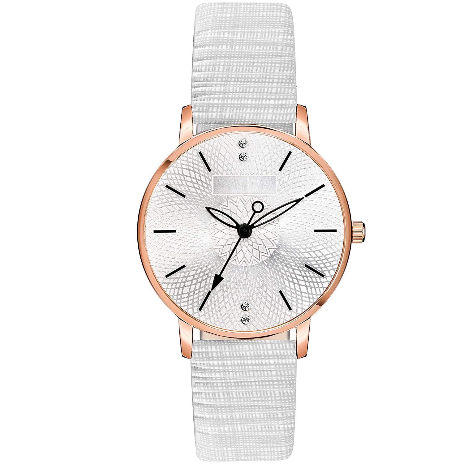 TONSY Analogue Classic Look Rose Gold Dial Womens & Girls Gift Watch (Off-White) (B08X2C1QLM) Amazon Price History, Amazon Price Tracker