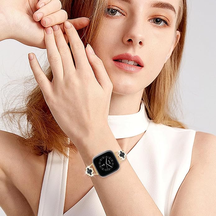 Correa Bling Band Compatible Fitbit Versa 2/1/Lite/SE 22mm Mujer miniatura 8