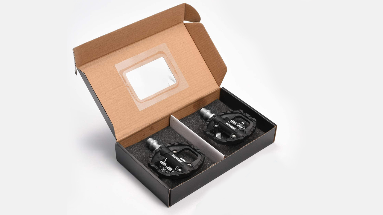 Amazon.com : XEWEA MTB Bike Pedals Dual Platform Compatible with