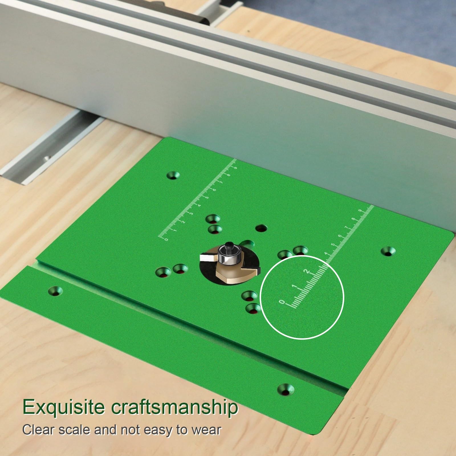 Banco Fresa for Legno, Piastra di Inserimento for Tavolo di Fresatura, Kit di Accessori for Sistemi di Lavorazione Del Legno