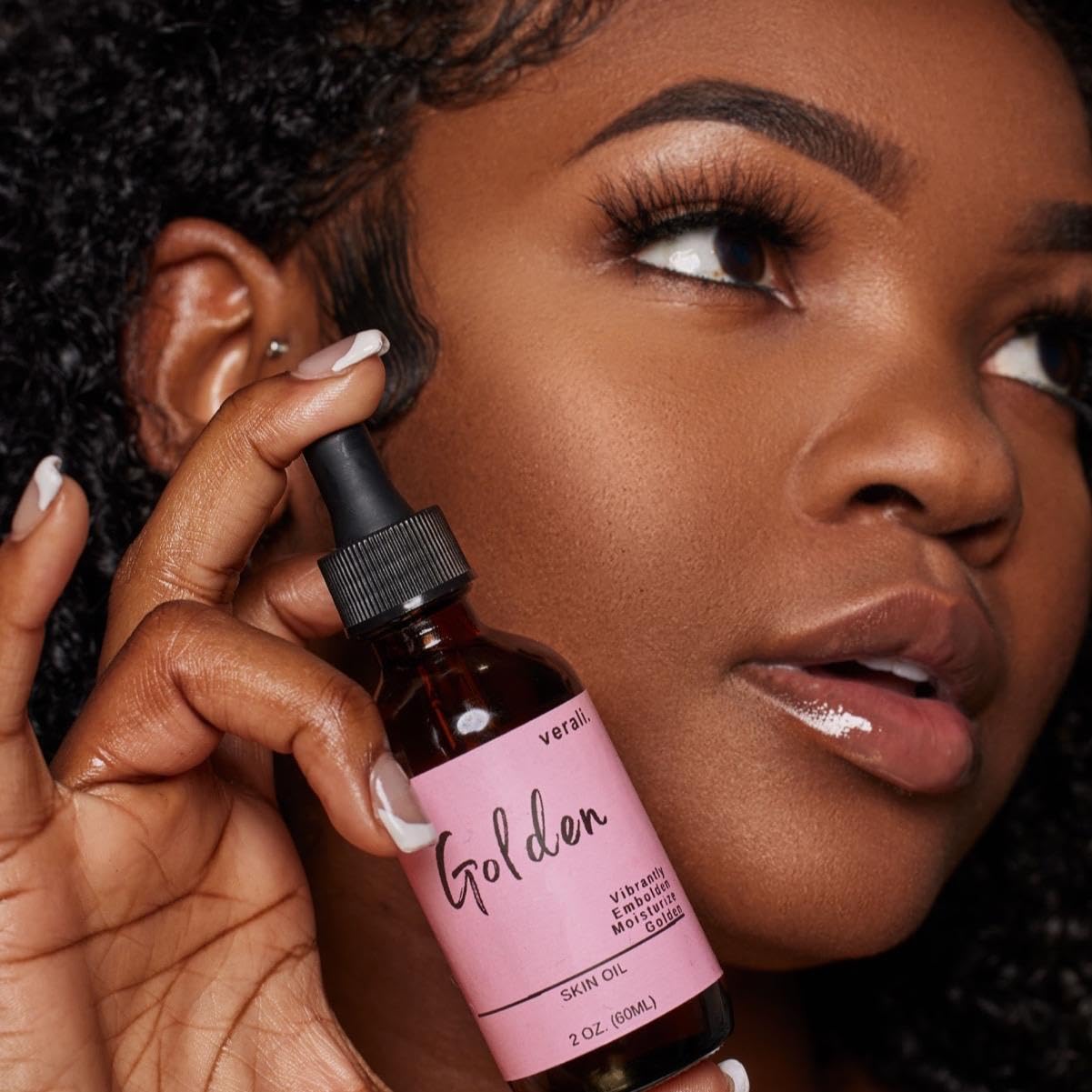 Verali Skin Oil – Organic Natural Moisturizing Oil for Dry Skin – Lightweight Non-Greasy Botanical Oil for Shine & Sealing in Moisture – 2 oz