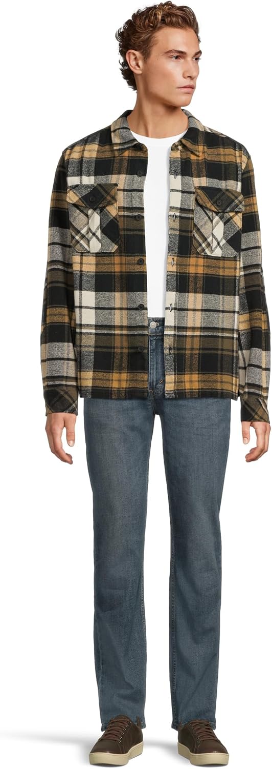 Hurley Men's Santa Cruz Seaside Flannal Long Sleeve