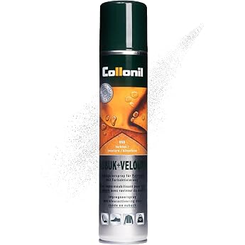 Collonil Nubuk + Velour Waterproofing Spray 200 ml - Colourless - Waterproofing Spray Shoes Universal Jacket Suede & Textiles Outdoor - Colour Restoration & Protection - Made in Germany