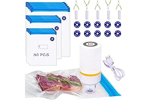 Chef Sous Vide Vacuum Sealer Combo - Perfect Companion for Anova Sous Vide Precision Cooker