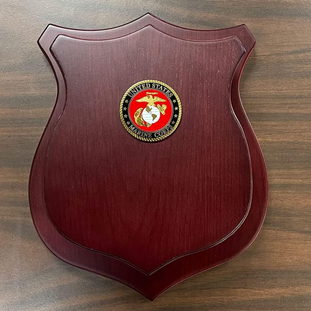MEDALS OF AMERICA EST. 1976 Sword Display Shield With USMC Seal