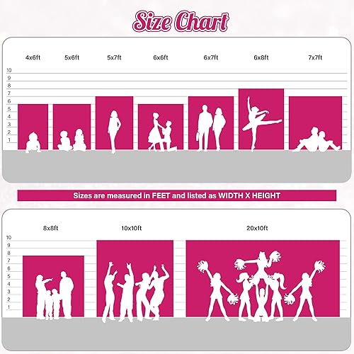 Miniatura 4 de PartyDelight - Fondo de lentejuelas rosa intenso de 6 pies x 8 pies para fotografía, cortina de bodas y eventos especiales