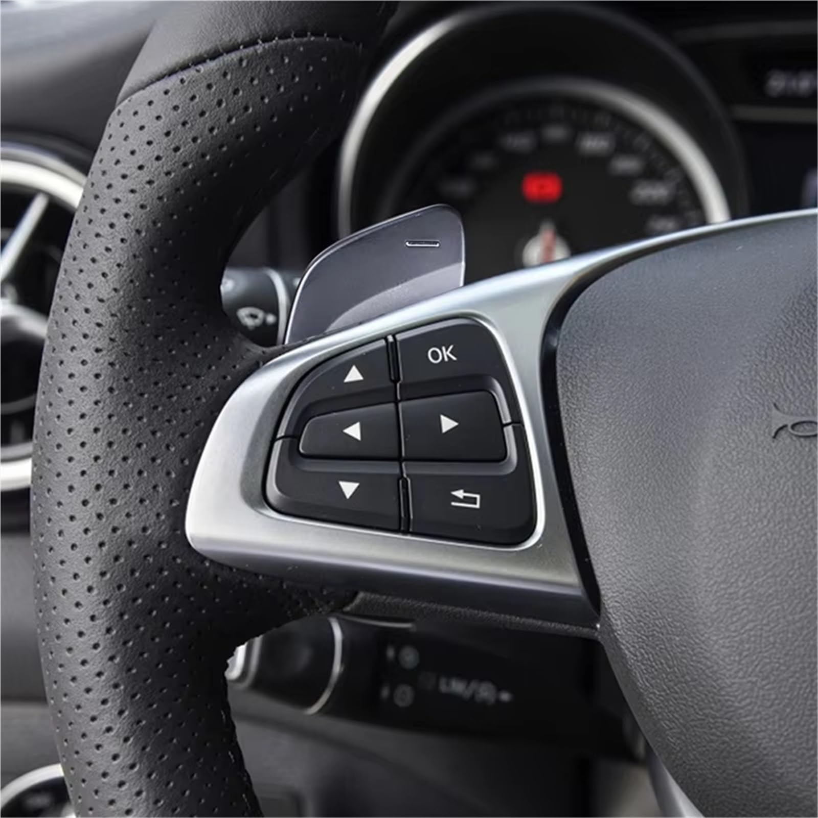 Volante per Auto Paddle Compatibile Con W177 W205 C257 W213 C239GLA E350 E550 2010 2011 2012 2013 Cambio Al Volante Paddle Cambio Al Volante Interruttore A Paletta