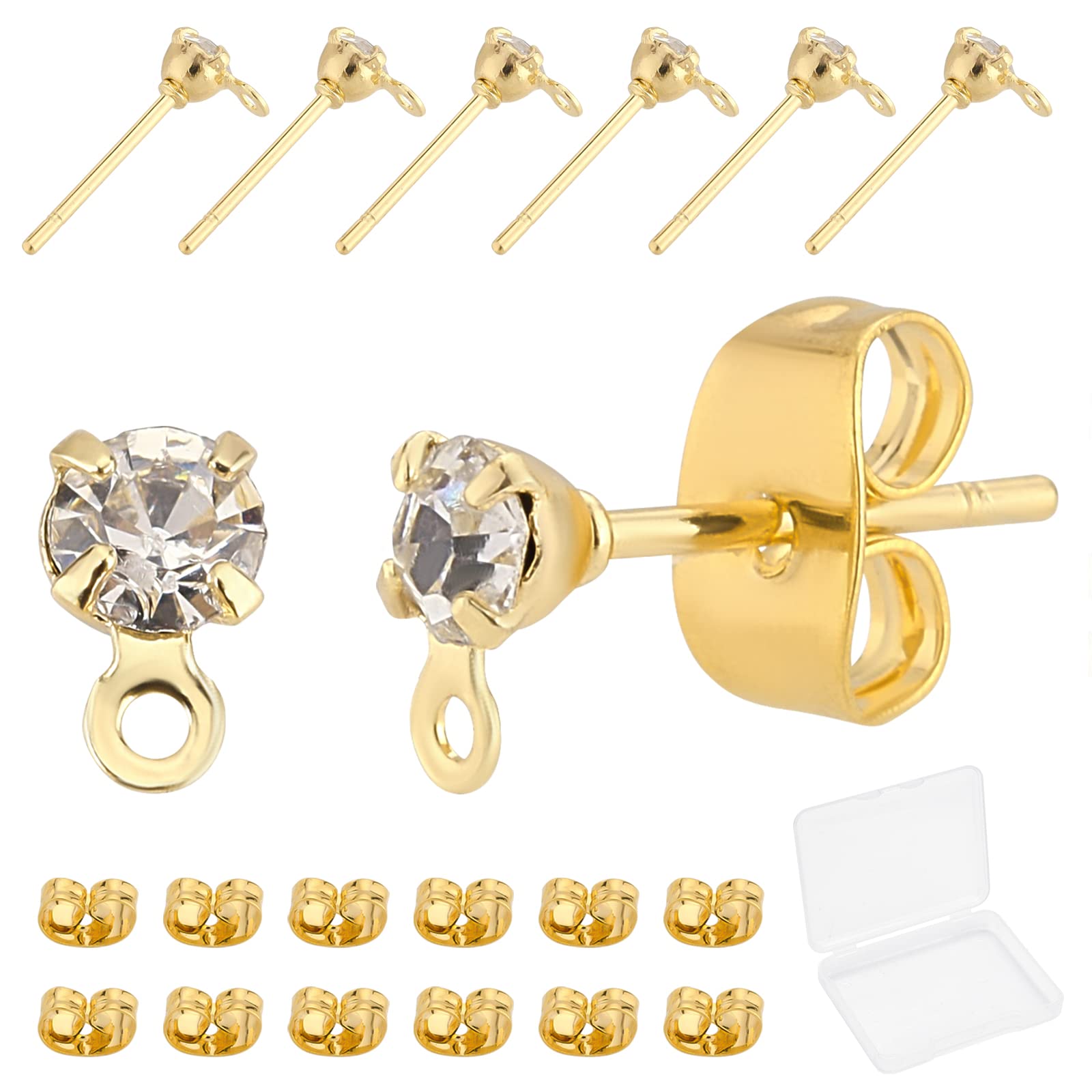 Beebeecraft 20 Cabochons Boucles Oreilles Argent Sterling 12mm - Kit Fabrication Bijoux